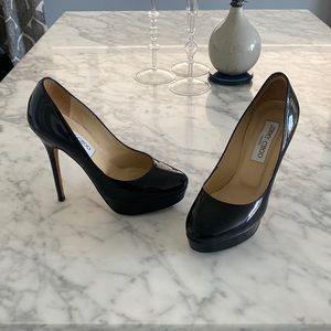 Black Patent Leather Jimmy Choo Pumps 36